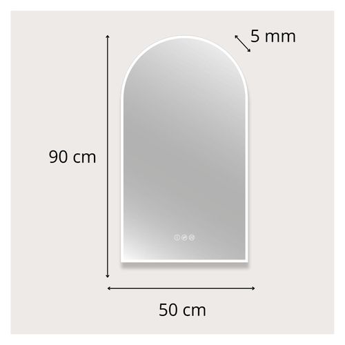 Miroir LED Arche Avec Rétroéclairage Solene