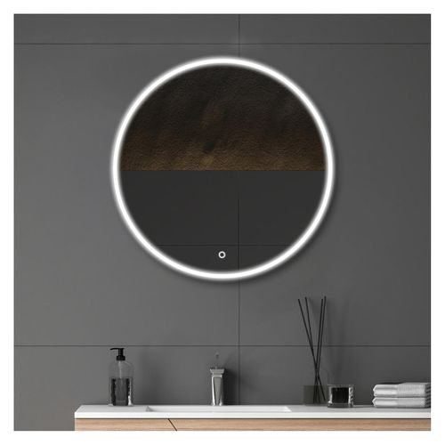 Miroir LED Rond Avec Cadre Rétroéclairé Oraya