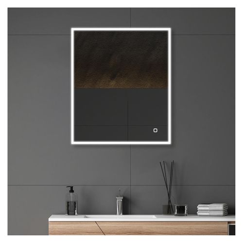 Miroir LED Rectangulaire Cadre Rétro-éclairé Eclips