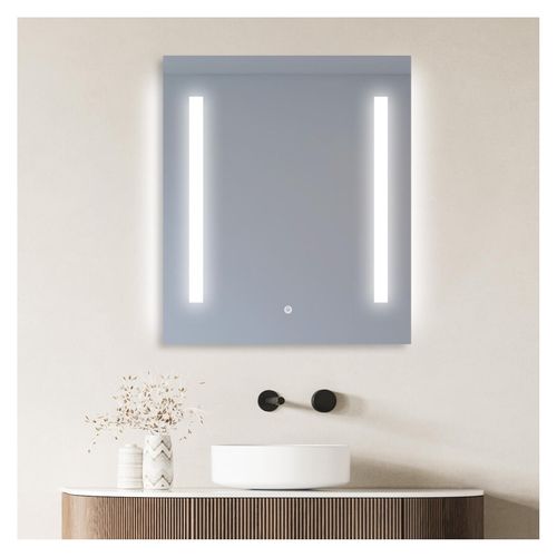 Miroir LED Rectangulaire Éclairage Latéral Lumena