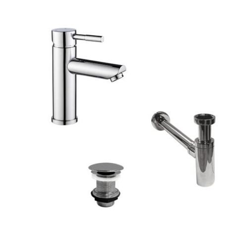 Robinet Bec Bas Tap + Bonde Liv + Siphon Simon