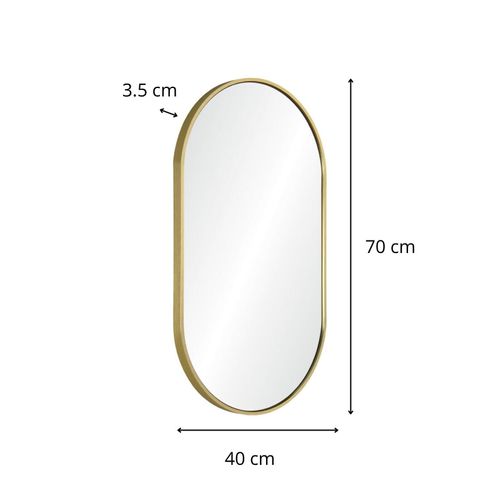 Miroir Ovale Pepper 40x70cm