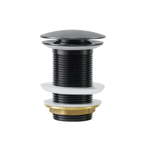 Vasque à Poser Ovale Gunmetal En Inox 55x35 Cm Avec Sa Bonde Assortie