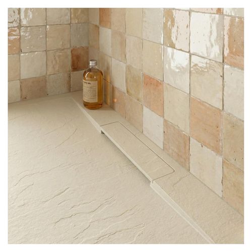 Receveur De Douche Ona Aspect Pierre Extra-plat Sable