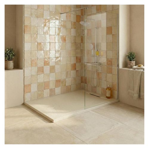 Receveur De Douche Ona Aspect Pierre Extra-plat Sable