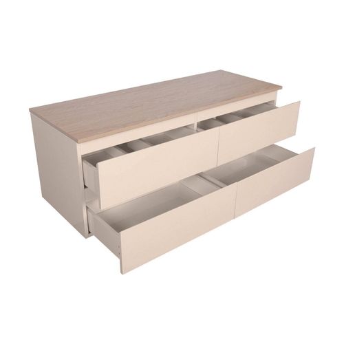 Ensemble Double Vasque Suspendu Sorrento 120cm