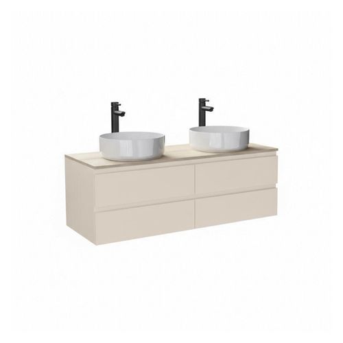 Ensemble Double Vasque Suspendu Sorrento 120cm