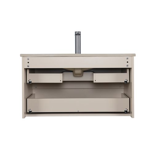 Meuble Simple Vasque 80cm Décor Chêne Sorrento +vasque +robinet Noir +miroir