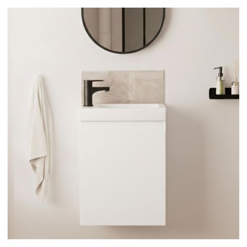 Meuble Lave-mains Lisa + Robinet Noir