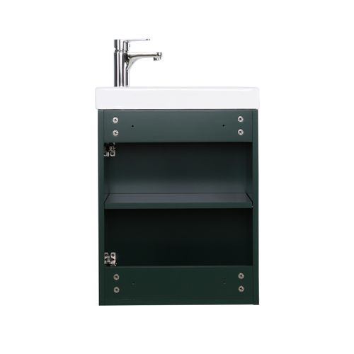 Meuble Lave-mains Lisa + Miroir Ovale