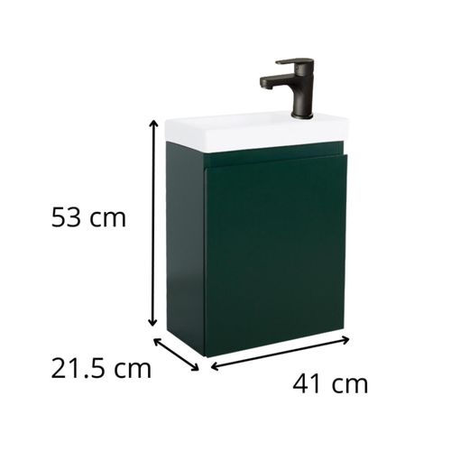 Meuble Lave-mains Lisa + Robinet Noir