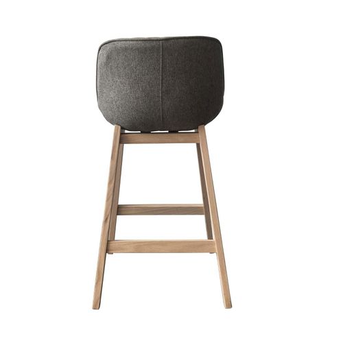 Lot De Chaises Mellow D'îlot Et Bar En Chêne Et Assise Tissu 65cm