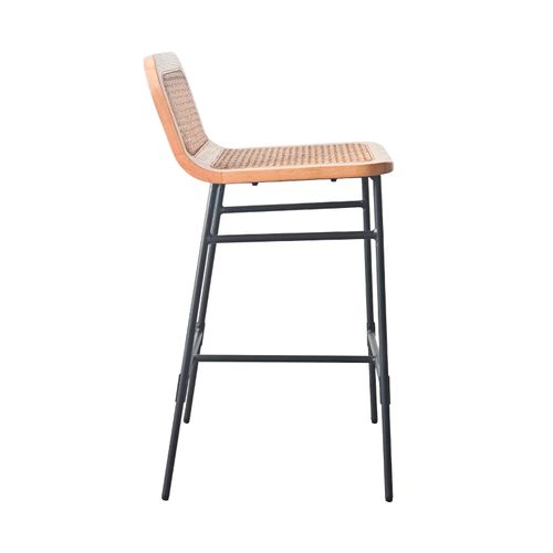Lot De Chaises Sana D'îlot Et Bar En Chêne Et Assise Cannage 65cm