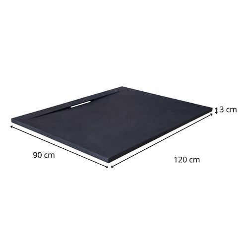 Receveur De Douche Mural Liva Aspect Ardoise Extra-plat