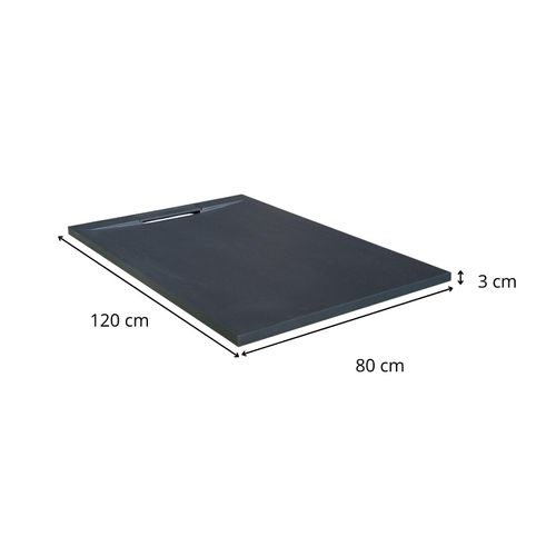 Receveur De Douche Ona Aspect Pierre Extra-plat