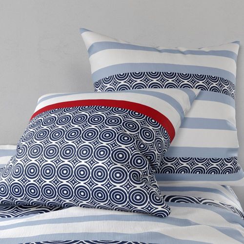 Housse De Couette 240x260 Cm + 2 Taies D'oreiller 63x63 Cm Coton 57 Fils Santorini