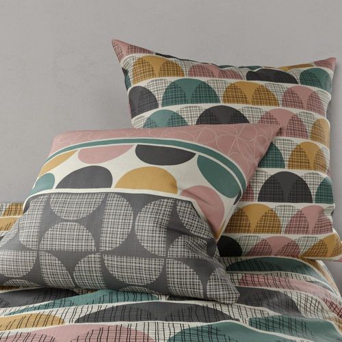 Housse De Couette 240x260 Cm + 2 Taies D'oreiller 63x63 Cm Coton 57 Fils Thanos