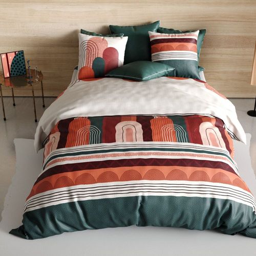 Housse De Couette 220x240 Cm + 2 Taies D'oreiller 63x63 Cm Coton 57 Fils Galio