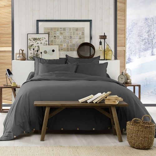 Housse De Couette 240x260 Flanelle De Coton Orage