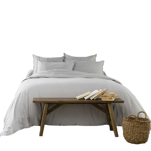 Housse De Couette 240x260 Flanelle De Coton Brume