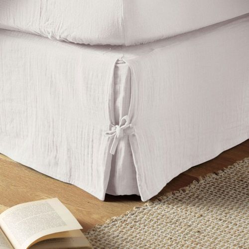Cache Sommier 160x200 Cm Gaze De Coton Chantilly