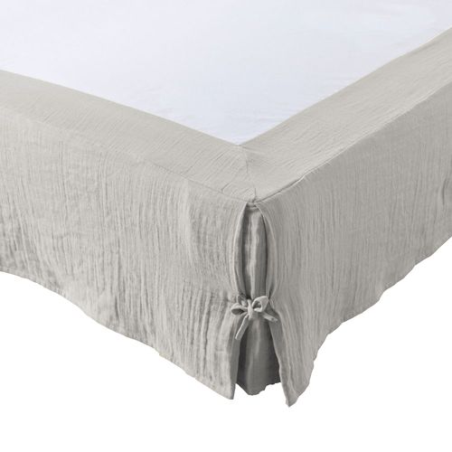 Cache Sommier 180x200 Cm Gaze De Coton Nuage