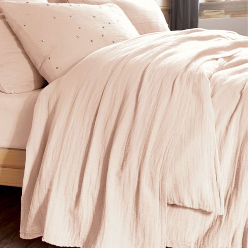 Drap Plat 240x300 Cm Gaze De Coton Guimauve