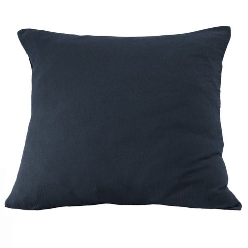 Taie D'oreiller 60x60 Cm Gaze De Coton Minuit