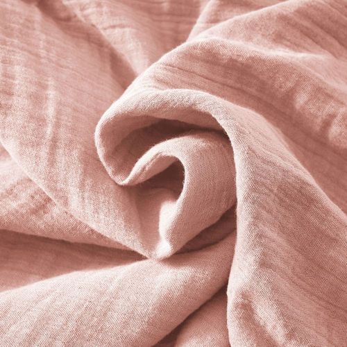 Housse De Couette 200x200 Cm En Gaze De Coton Rose