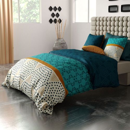 Parure De Lit 220x240 Cm Coton 57 Fils - 3 Pièces Ada