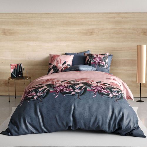 Parure De Lit 240x260 Cm Coton 57 Fils - 3 Pièces Flore