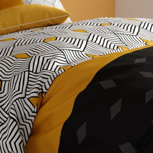 Parure De Lit 240x260 Cm Coton 57 Fils - 3 Pièces Rafo