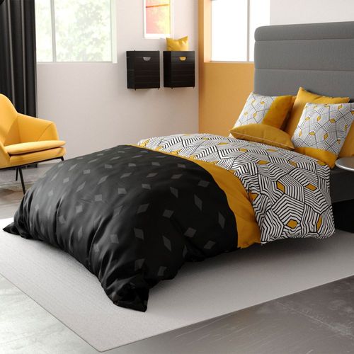 Parure De Lit 240x260 Cm Coton 57 Fils - 3 Pièces Rafo