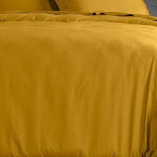 Housse De Couette 240x260 Cm Satin De Coton Bronze