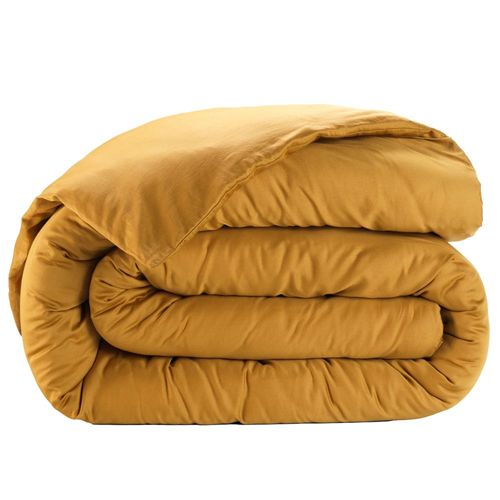 Housse De Couette 240x260 Cm Satin De Coton Bronze