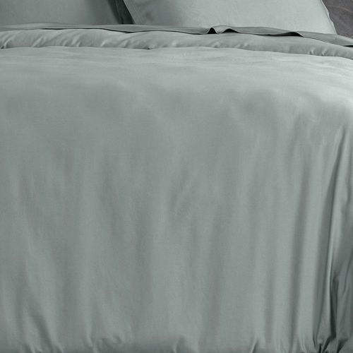 Housse De Couette 240x260 Cm Satin De Coton Celadon