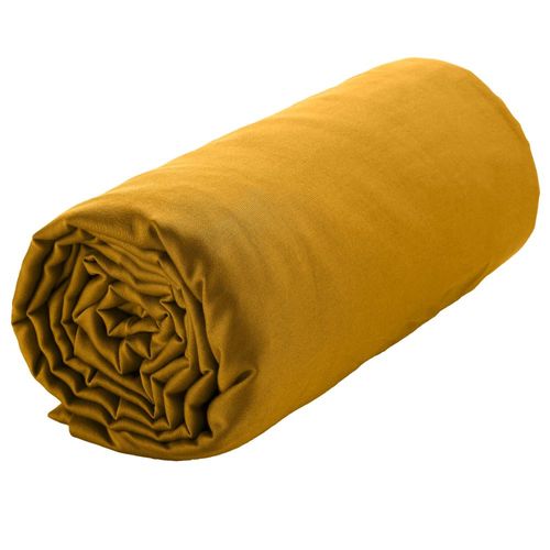 Drap Housse 180x200 + 30 Cm Satin De Coton Bronze