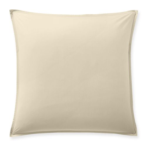 Taie D'oreiller 65x65 Cm Percale De Coton Ecru Naturel