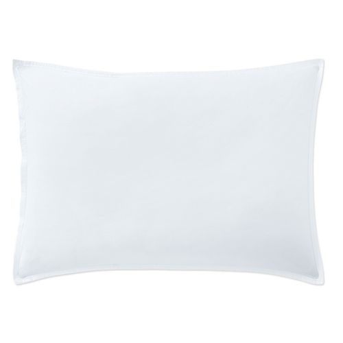 Taie D'oreiller 50x70 Cm Percale De Coton Blanc Nuage