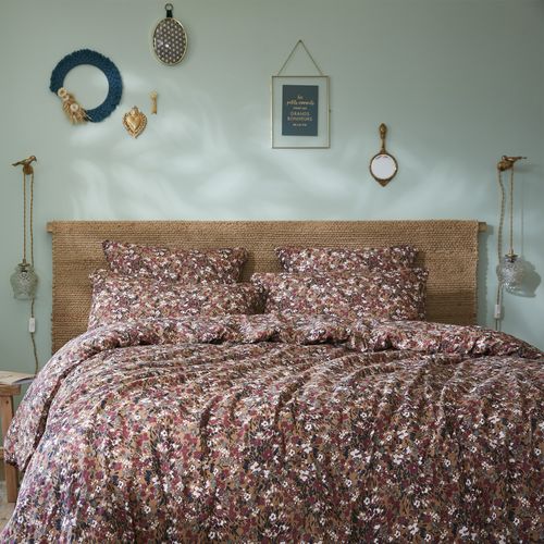 Housse De Couette 220x240 Cm Gaze De Coton Nora Camel