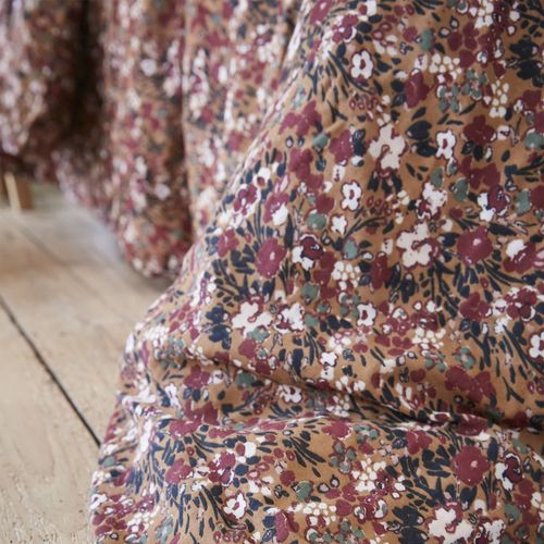 Housse De Couette 140x200 Cm Gaze De Coton Nora Camel