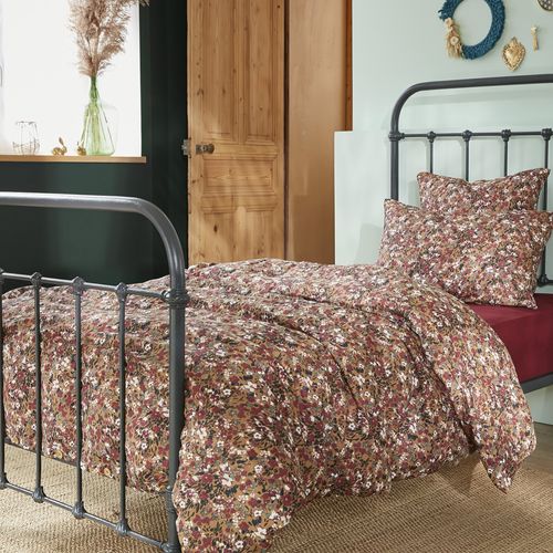 Housse De Couette 140x200 Cm Gaze De Coton Nora Camel