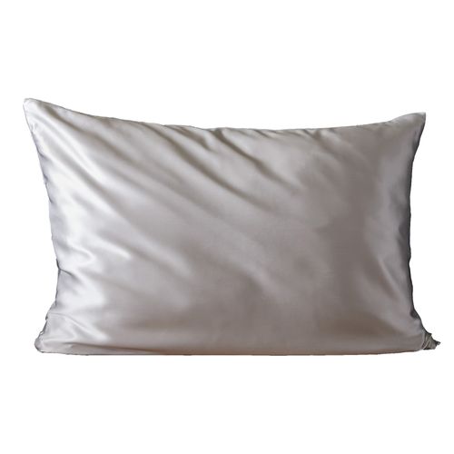 Taie D'oreiller 50x70 Cm Soie De Mûrier Silver