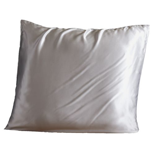 Taie D'oreiller 63x63 Cm Soie De Mûrier Silver