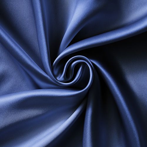 Taie D'oreiller 63x63 Cm Soie De Mûrier Bleu Nuit