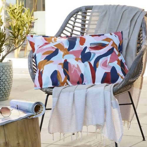 Housse De Coussin Extérieur 40x60 Cm Polyester Nalia