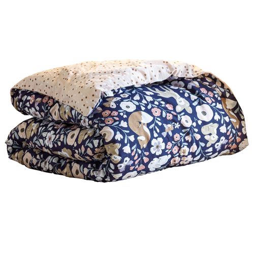 Couette Imprimée 220x240 Cm Coton Forêt Enchantée