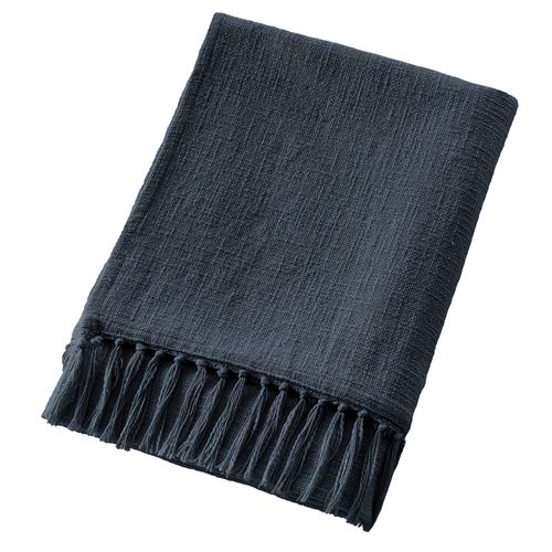 Plaid 130x160 Cm Coton Minuit