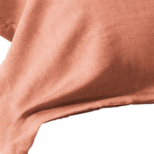 Taie De Traversin 43x185 Cm Lyocell Terracotta