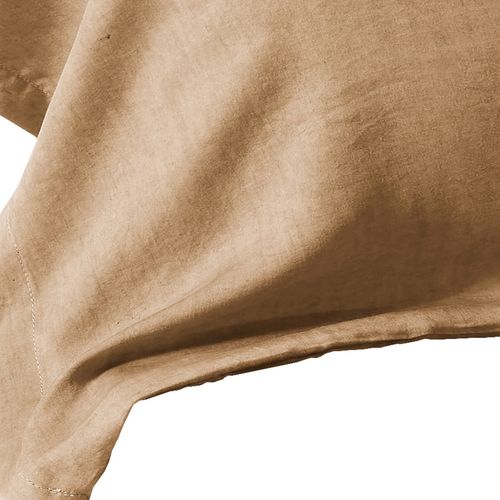 Taie De Traversin 43x185 Cm Lyocell Camel